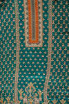 Effortless Glamour Rama Crepe Unstitched Salwar Suit With Crepe Dupatta