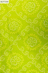 Pista Lehriya Printed Cotton Unstitched Salwar Suit With Cotton Dupatta