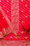 Timeless Elegance Rani Cotton Unstitched Salwar Kameez With Cotton Dupatta