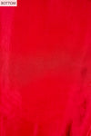Timeless Beauty Tussar Red Crepe Unstitched Salwar Suit With Crepe Dupatta
