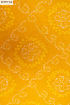 Mango Gold Lehriya Printed Cotton Unstitched Salwar Suit With Cotton Dupatta