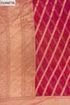Onion Banarasi Woven Zari Khaddi Georgette Unstitched Salwar Suit With Georgette dupatta