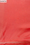 Glow Different In Gajari Unstitched Organza Salwar Kameez With Chiffon Dupatta