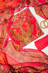 Timeless Elegance Rani Crepe Unstitched Salwar Suit With Crepe Dupatta