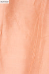 Graceful Flow Peach Georgette Unstitched Salwar Kameez With Georgette Floral Dupatta