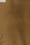 Olive Mirror Sheet, Sequence, Threadwork & Floral Printed Cotton Unstitched Salwar Suit With Chiffon Dupatta