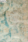 Pastel Majesty Mint Green Organza Unstitched Salwar Suit With Organza Dupatta