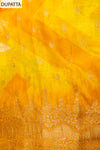Sunshine Charm Mustard Georgette Unstitched Salwar Kameez With Crepe Dupatta