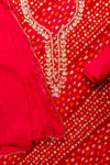 Timeless Elegance Rani Cotton Unstitched Salwar Kameez With Chiffon Dupatta