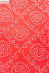 Coral Lehriya Printed Cotton Unstitched Salwar Suit With Cotton Dupatta
