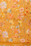 Sunshine Charm Mustard Unstitched Organza Salwar Kameez With Chiffon Dupatta