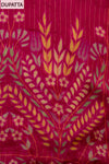 Step Into The Spotlight Magenta Shimmer Unstitched Salwar Kameez With Georgette Dupatta
