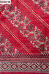 Step Into The Spotlight With Magenta Tussar Unstitched Salwar Kameez With Tussar Dupatta