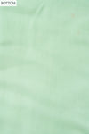 Royal Heritage Tea-green Organza Unstitched Salwar Kameez With Organza Floral Dupatta
