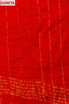 Grace Redefined Red Unstitched Cotton Salwar Kameez With Cotton Dupatta