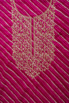 Step Into The Spotlight With Magenta Cotton Unstitched Salwar Kameez With Cotton Dupatta