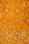 Mango Gold Woven Zari Cotton Unstitched Salwar Suit With Cotton Dupatta