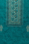 Soft Hues Rama Tussar Unstitched Salwar Kameez With Tussar Dupatta