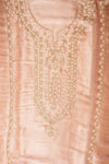 Stunningly Unique Onion Banarasi Silk Unstitched Salwar Suit With Silk Dupatta