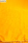 Sunshine Charm Mustard Unstitched Cotton Salwar Kameez & Chiffon Dupatta