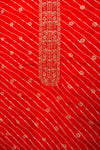 Grace Redefined Red Cotton Unstitched Salwar Kameez With Cotton Dupatta