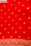 Grace Redefined Red Cotton Unstitched Salwar Kameez With Cotton Dupatta