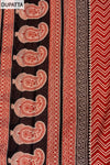 Tussar Black Digital Printed Cotton Unstitched Salwar Suit With Cotton Dupatta