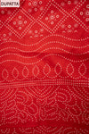 Heritage Heirloom Maroon Unstitched Cotton Salwar Kameez With Cotton Dupatta