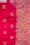 Gajari Woven Zari Cotton Unstitched Salwar Suit With Cotton Dupatta
