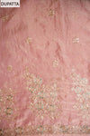 Stunningly Unique Onion Organza Unstitched Salwar Suit With Organza Dupatta