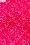 Rani Lehriya Printed Cotton Unstitched Salwar Suit With Cotton Dupatta
