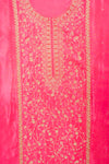 Glow Different Gajari Unstitched Crepe Salwar Kameez With Chiffon Dupatta
