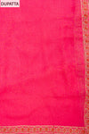Glow Different Gajari Unstitched Crepe Salwar Kameez With Chiffon Dupatta