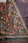 Bold Statement Black Soft Twill  Unstitched Salwar Suit With Soft Twill Dupatta
