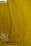 Wrapped in Elegance Pista Crepe Unstitched Salwar Kameez With Chiffon Dupatta