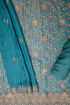 Statement Look Peacock Crush Tissue Unstitched Salwar Suit With Tissue Dupatta