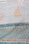 Tea-green Digital Printed Cotton Unstitched Salwar Suit With Cotton Dupatta
