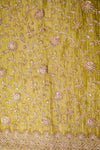 Soft Heritage Pista Crush Tissue Unstitched Salwar Suit With Tissue Dupatta