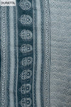 Draped In Elegance Grey Cotton Unstitched Salwar Kameez With Cotton Dupatta