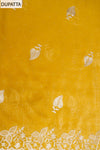Sunshine Charm Mustard Shimmer Unstitched Salwar Kameez With Shimmer Dupatta