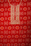 Heritage Heirloom Maroon Cotton Unstitched Salwar Kameez With Cotton Dupatta