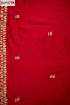 Heritage Heirloom Maroon Cotton Unstitched Salwar Kameez With Cotton Dupatta