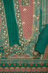 Breathe In Elegance Mint Green Muslin Unstitched Salwar Kameez With Chiffon Dupatta