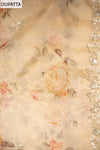 Tussar Organza Unstitched Salwar Kameez With Organza Dupatta