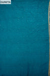 Dive Into Elegance Firozi Cotton Unstitched Salwar Kameez With Cotton Dupatta