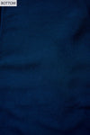 Classic Beauty In Navy Blue Crepe Unstitched Salwar Kameez With Chiffon Dupatta