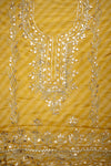 Sunshine Charm Mustard Dolna Unstitched Salwar Kameez with Chinon Dupatta