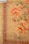 Timeless Beauty Tussar Georgette Unstitched Suit With Chiffon Dupatta