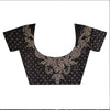 Bold Statement Black Georgette Braso Saree With Unstitched Blouse