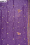 Mauve Sequence, Swarovski, Zarkan & Zari Threadwork Georgette Unstitched Salwar Suit With Georgette Dupatta